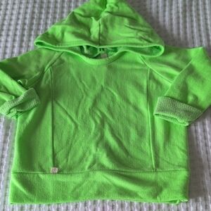 Childhoods Clothing Neon Green Beach Hoodie